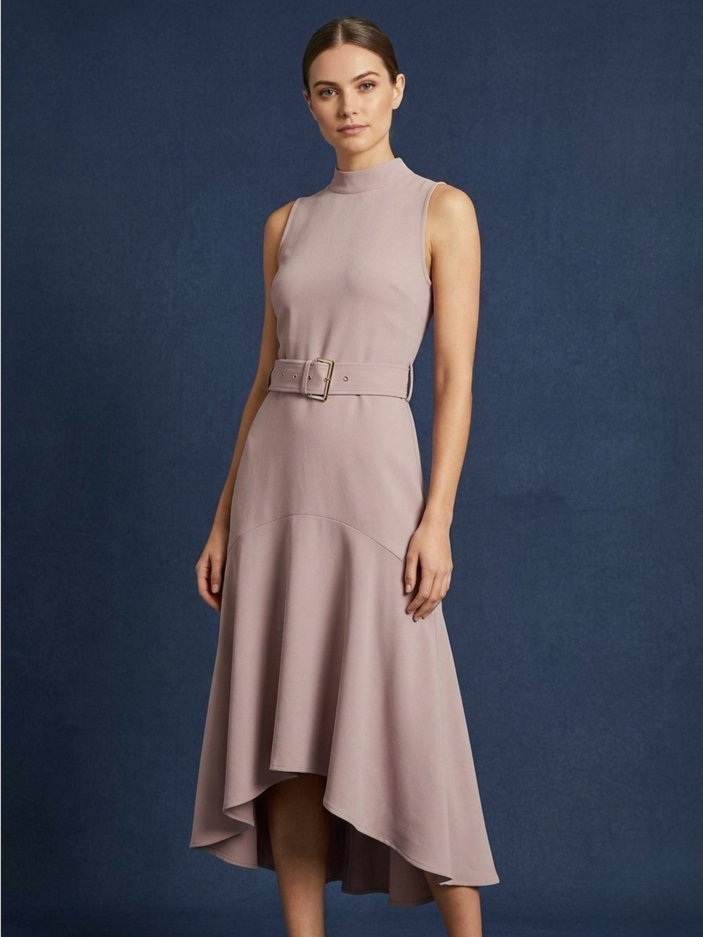 Ted Baker Light Pink Midi Dress size M New with tags